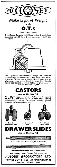 Autoset Castors                                                  