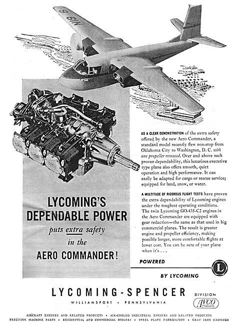 Avco Lycoming GO-435-C2                                          