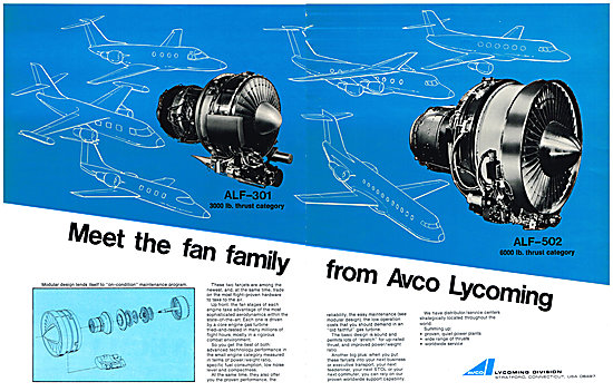 Avco Lycoming ALF-301 : Avco Lycoming ALF-302                    