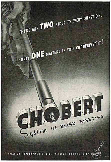 Aviation Developments - Chobert Riveting System                  