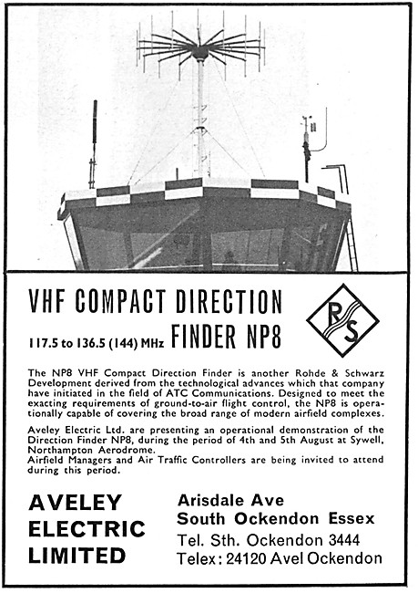 Aveley Electric. VHF Compact Direction Finder NP8                