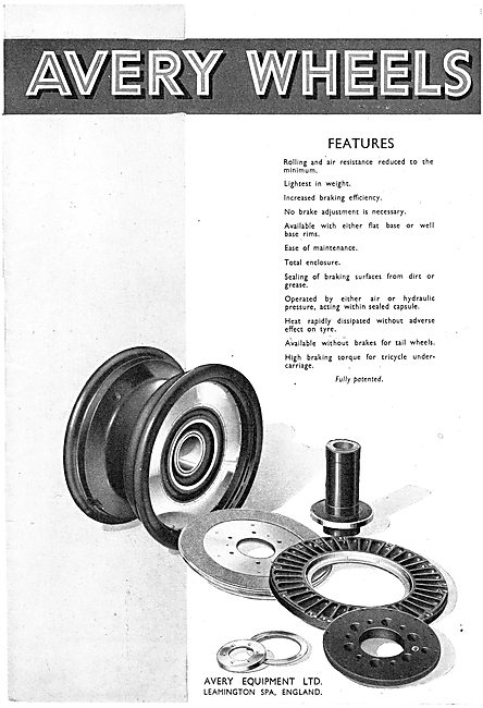 Avery Aircraft Wheels                                            