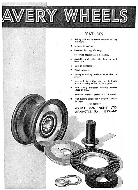 Avbery Aircraft Wheels                                           