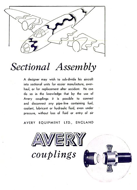 Avery Pipeline Couplings For Sectional Assembly                  