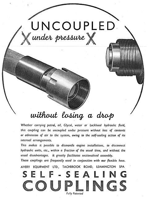 Avery Self-Sealing Couplings                                     