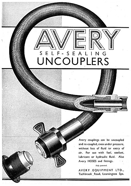 Avery Pipe Couplings - Self-Sealing Uncouplers 1942              