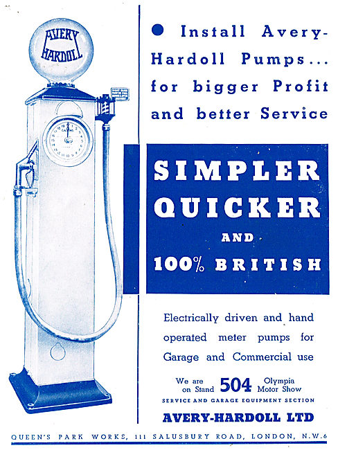 Avery-Hardoll Electrically Driven Meter Pumps For Aircraft Fuels 