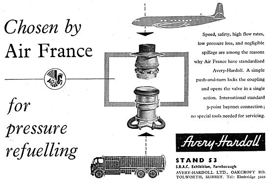 Avery-Hardoll Pressure Refuelling Couplings & Accessories        