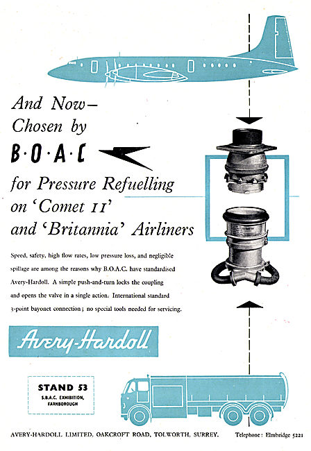 Avery-Hardoll Pressure Refuelling Equipment                      