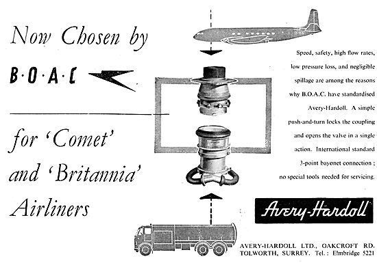 Avery-Hardoll Aircraft Re-Fuelling Equipment                     