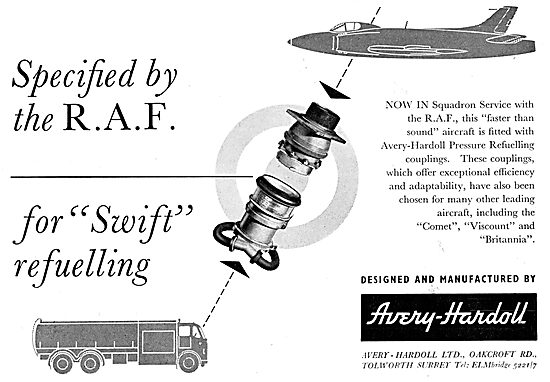 Avery-Hardoll Aircraft Re-Fuelling Equipment                     