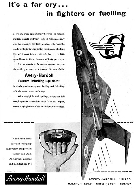 Avery-Hardoll Pressure Refuelling Equipment For Aircraft         