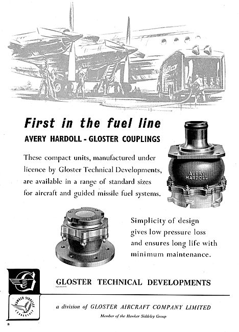 Avery Hardoll Gloster Fuel Line Couplings                        