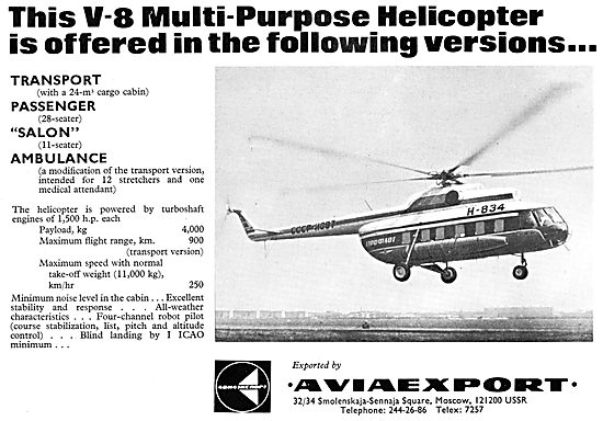 Aviaexport   Mil Mi-8 Helicopter                                 