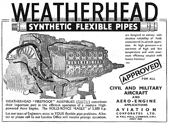 Aviation Corporates: Weatherhead Flexible Pipes                  