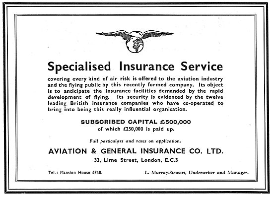 Aviation & General Insurance - Aviation Risks                    