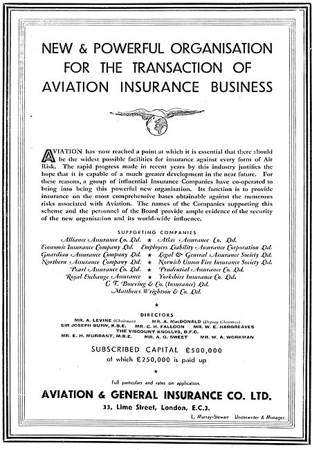 Aviation & General Insurance - Aviation Risks                    