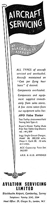Aviation Servicing Ltd - Blackbushe                              