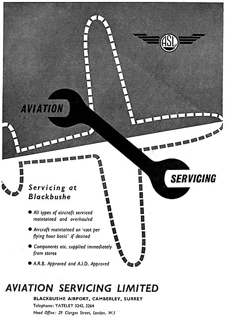 Aviation Servicing Ltd - Blackbushe                              