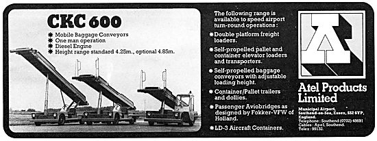 Aviation Traders Engineering - ATEL CKC 600 Baggage Conveyors    