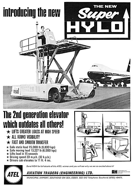 Aviation Traders ATEL HYLO Aircraft Loading Elevator             