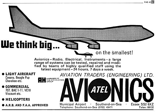 Aviation Traders ATEL Avionics Repairs At Southend               