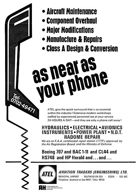 Aviation Traders (Engineering). ATEL Maintenance & Repairs       