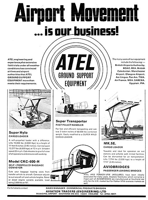 Aviation Traders Engineering. ATEL Ground Support Equipment      