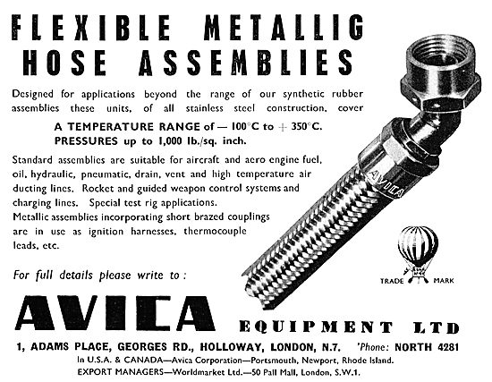 Avica Flexible Hose Assemblies                                   