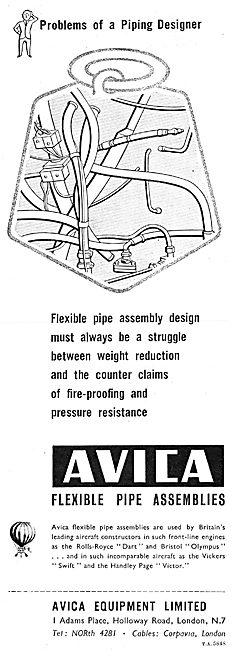 Avica Pipes, Pipework, Assemblies & Associated Equipment         