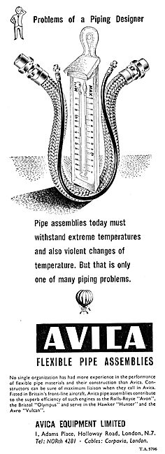 Avica Pipes, Pipework, Assemblies & Associated Equipment         