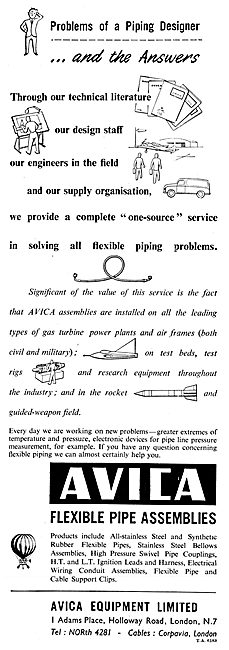 Avica Aircraft Piping & Pipework                                 