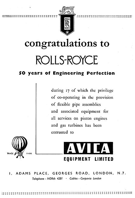 Avica Aircraft Pipes & Pipework                                  