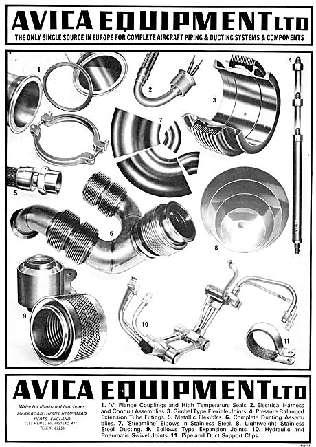 Avica Pipework & Ducting For Aircraft                            