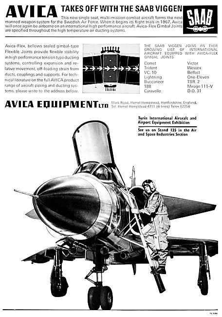 Avica Aircraft Pipework, Accessories & Assemblies                