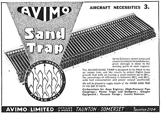 Avimo Aircraft Sand Trap                                         