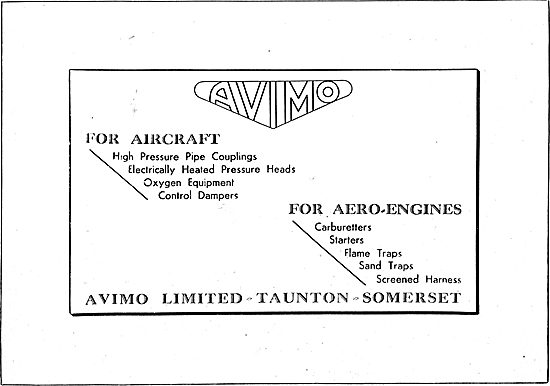 Avimo Aircraft Control Dampers                                   