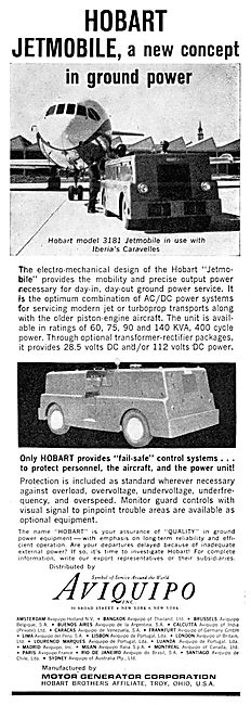 Aviquipo Ground Power Units - Hobart External Power Equipment    