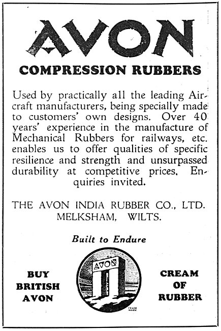 Avon Compression Rubbers                                         