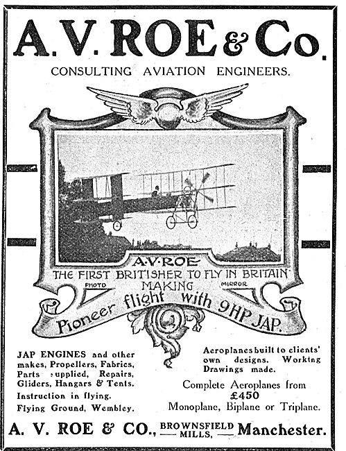 A.V.Roe & Co Consulting Aviation Engineers                       