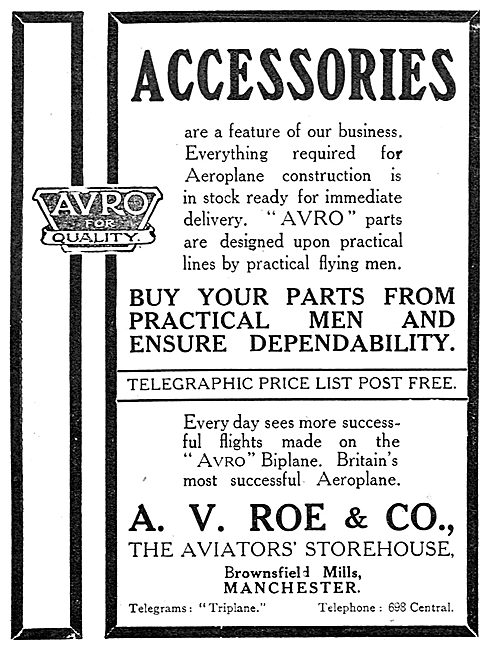 Avro Accessories                                                 