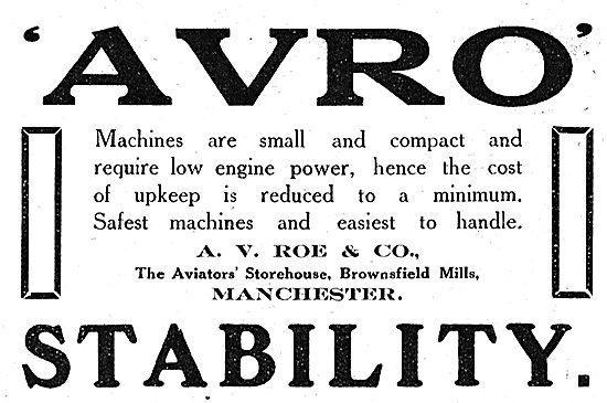 Avro Machines Are Small And Compact And Require Only Low Power   