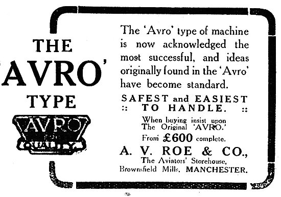 The Avro Type Of Machine Is Acknowledged The Most Successful     