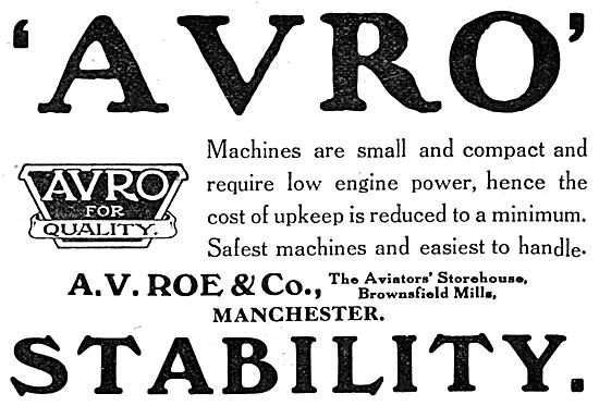 A.V.Roe & Co - Avro 1912                                         