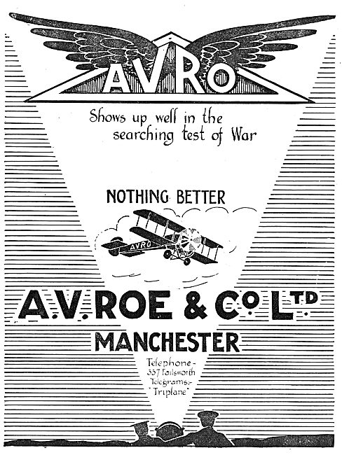 Avro - Shows Up Well In The Searching Test Of War                