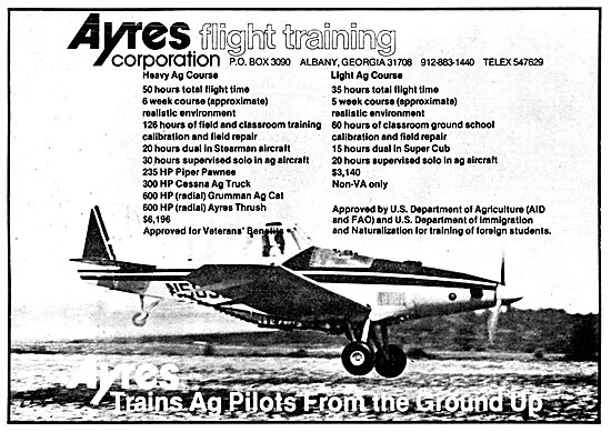 Ayres Ag Pilot Training                                          