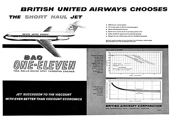 British United Airways Choose The BAC 1-11                       
