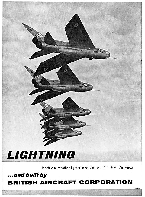 BAC English Electric Lightning. Mach 2 All Weather Fighter       
