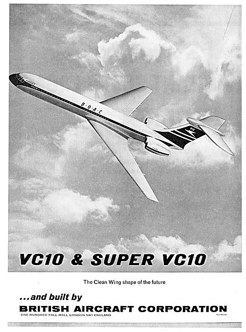 BAC Vickers Super VC10 - The Clean Wing Shape Of The Future      