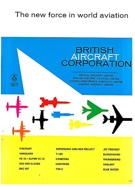British Aircraft Corporation - BAC Aircraft & Missiles           